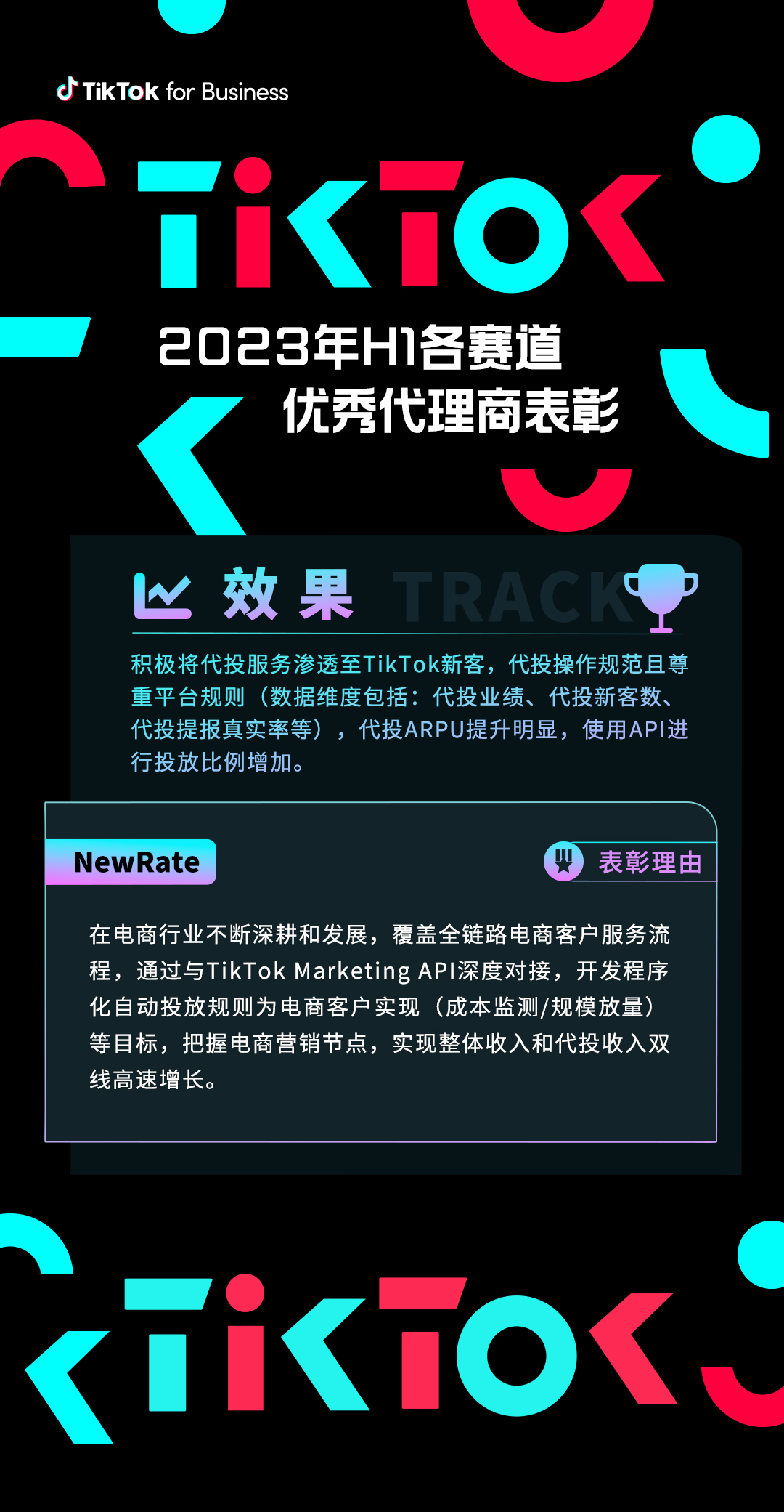 2023年上半年 效果赛道 优秀代理商